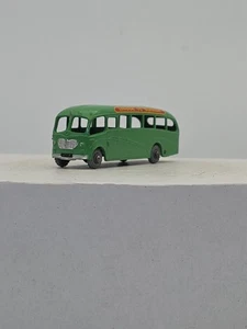 VINTAGE LESNEY BEDFORD DUPLE LUXURY COACH  # 21 GREY WHEELS ORIGINAL BUS MINTY - Picture 1 of 8