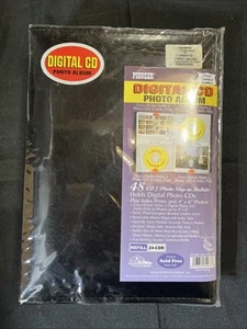 Pioneer Digital CD/DVD Photo Album Black Holds 48 CD / Photos - New - Picture 1 of 3