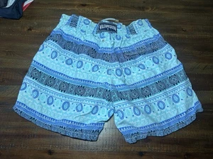 Vilebrequin Hombre Traje De Baño Estampado Paisley Azul Patrón Aop De Colección Talla Grande - Imagen 1 de 8