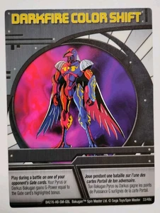 Bakugan Card Darkfire Color Shift - Picture 1 of 2