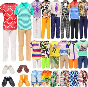 Ecore Fun 11 Items 11.5 Inch Boy Doll Clothes and Shoes - 5 Sets Fashion... - Picture 1 of 7