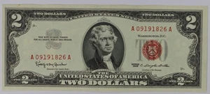 1963 $2 Red Seal Legal Tender CH CU - Picture 1 of 2
