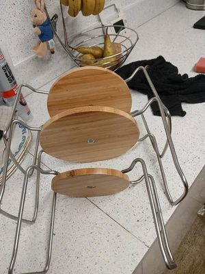 Ikea Plate Stackers / Organisers - 2 large & 5 small - Variera - Image 1 of 4