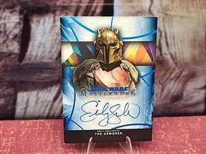 2024 Topps Star Wars Masterwork The Armorer Emily Swallow Auto /99 - Bild 1 von 9