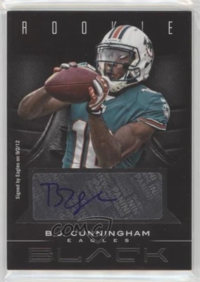 2012 Panini Black Rookie Black Signatures /25 BJ Cunningham #105 Rookie Auto RC - Image 1 of 2