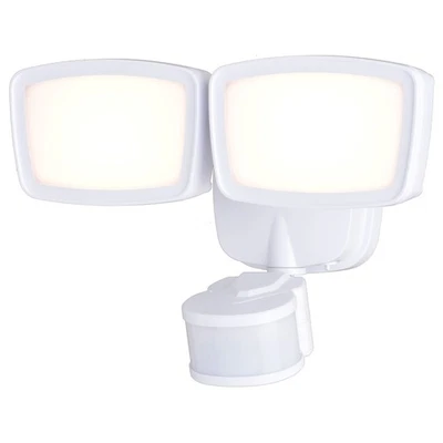 Vaxcel Lighting T0700 Outdoor Security 2 Light 11"W Adjustable - White - Image 1 of 4