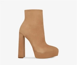 Neu ohne Etikett Steve Madden 7 Dalina Plateaustiefel mit Absatz braun 129965 - Bild 1 von 7