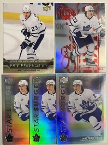 2023-24 Upper Deck Matthew Knies RC x 5- SP GOLD Debut, RED Special Ed., 3 Surge