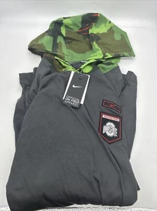 Nike OSU Buckeyes Football Salute to Service Hooded LS Shirt Men’s L DQ2138-060 - Picture 1 of 15