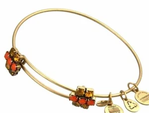 Alex And Ani cinnamon Sparkler Beaded Bangle Bracelet a13eb75rg - Picture 1 of 1