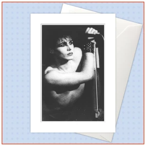 PUNK LEGENDS - ADAM ANT Deluxe Greeting Card. Embossed For Framing in 5" x 7" - Picture 1 of 2