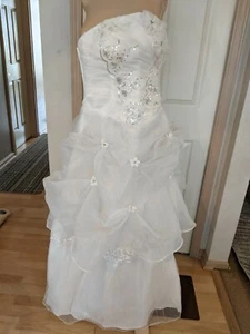 New without Tags Wedding Dress Size L - Picture 1 of 8