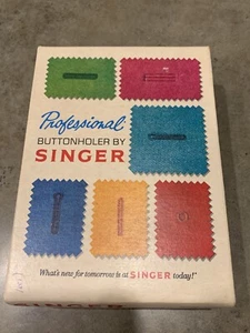 Vintage 70s Singer Professional Buttonholer Model  SIMS 4634 V102878 - Picture 1 of 7