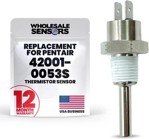 Pentair 42001-0053S Replacement Thermistor Sensor | Spa & Pool Heater Replacemen - Picture 1 of 12