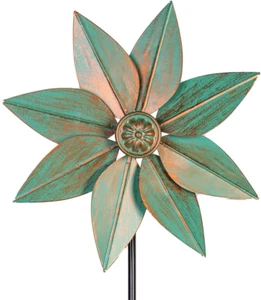 Outdoor Yard Lawn Garden Decor Kinetic Wind Spinner Metal Sculpture Yard Decor - Picture 1 of 12
