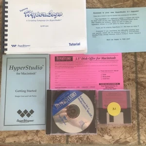 Hyper Studio 3.1 Upgrade, handbook, CD, and Introduction letter *VINTAGE*1993-97 - Picture 1 of 7
