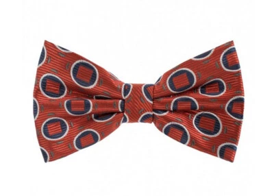 Hombres Microfibra Pre-atado Pajarita y Pañuelo Conjunto Rojo Azul Lunares Cuadrado Boda Formal Foto 1 de 4