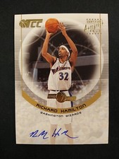 2002 Topps Collection Richard Hamilton ON CARD AUTO Washington Wizards