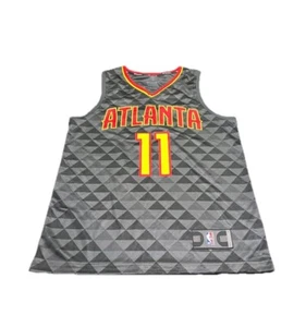 Fanatics Men's S/P , Black Red Grey NBA ATLANTA HAWKS SWING MAN CITY JERSEY - Picture 1 of 4