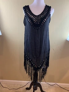 Ladies Black Hot Touch Black Summer Shirt, Size Medium. NWT - Picture 1 of 5