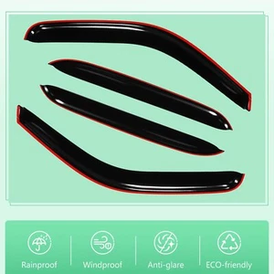 Viseras de ventana para Chevy Silverado GMC Sierra 1500 2500HD 3500 doble cabina 2001-2006 - Imagen 1 de 5