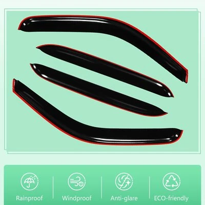 Viseras de ventana para Chevy Silverado GMC Sierra 1500 2500HD 3500 doble cabina 2001-2006 Foto 1 de 4