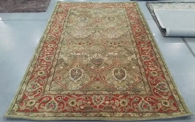 Alfombra verde claro/óxido 5'-0" x 8'-0" defecto, precio reducido 1172768781 PL819B-5 Foto 1 de 4