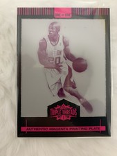 Ray Allen Magenta Printing Plate One Of One NBA Basketball Card