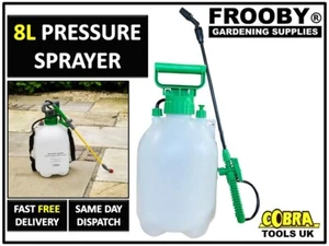 8L Garden Pressure Sprayer Portable Hand Pump Chemical Weed Spray Bottle UK 37-4 - Picture 1 of 8