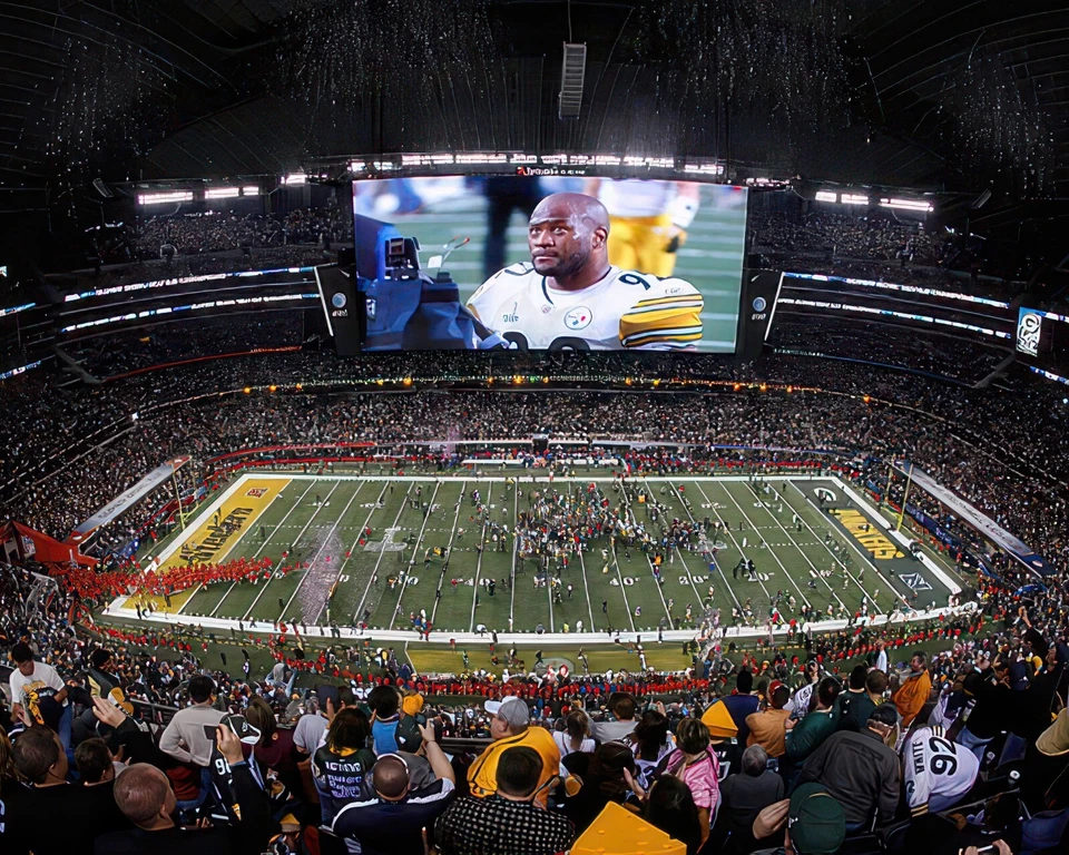 Impresión fotográfica brillante James Harrison #92 Pittsburgh Steelers NFL 8"X10" 17 Foto 1 de 1