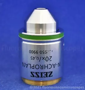 Zeiss N-Achroplan 20x /0,45, ∞/0,17. Resorte. Hilo M27. Objetivo de microscopio - Imagen 1 de 1