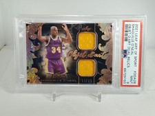 2021 Leaf Art of Sport Shaquille Shaq O'Neal Game USED PATCH RELIC PSA 9