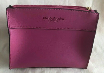 Bolsa de maquillaje cosmético Elizabeth Arden rosa 7,5 x 6 pulgadas Foto 1 de 2