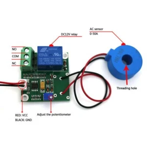 Current Sensor Module AC Detection Module DC 12V 50A Switch Output - Picture 1 of 4