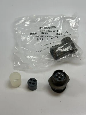 ITT Cannon 057-0364-014 (10281415) Endbell Assy. MS3106E14 & 14S - New Fast Ship - Image 1 of 4