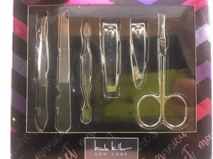 Nicole Miller New York, 6-teiliges - Maniküre Geschenkset mit Nagelhautschieber + Nagelfeile - Bild 1 von 4
