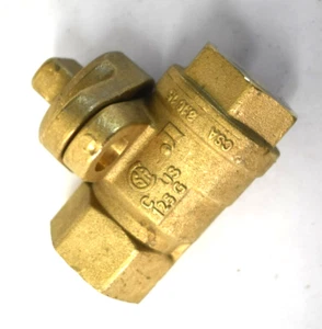 Handkugelhahn 3/4" Rohr Vollanschluss FNPT x FNPT Messing 175G 2417 Metall - Bild 1 von 5