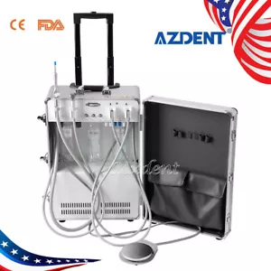 Unidad de entrega dental portátil eyector de saliva sistema de compresor de aire jeringa de 3 vías - Imagen 1 de 23