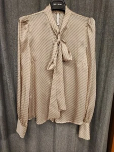 IMPERIAL Camicia a righe con maniche lunghe e tie neck CMG8JHQ267 P/E25 - Foto 1 di 6