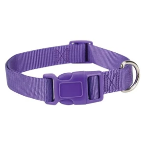Paquetes a granel de cuello de perro 50 morado nailon refugio veterinario de rescate 4 tamaños ajustables - Imagen 1 de 5
