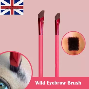 2Pcs Wild Eyebrow Brush Makeup Contour Eyeshadow Concealer Square Make Up Brush - Picture 1 of 9