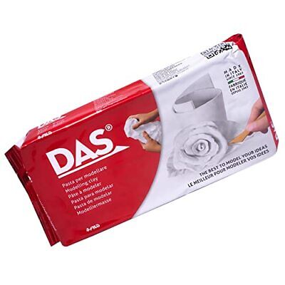 NEW  DAS Air-Hardening Modeling Clay - White Air Dry Clay 2.2lb Block • 11.83$