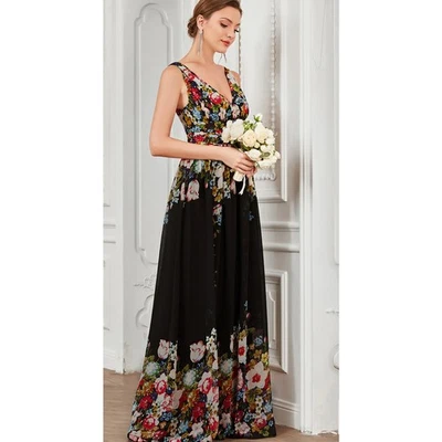 H3 когда-либо красивый цветочный макси длинные вечерние платья женщин 14 свадьбы гостя - Изображение 1 из 4