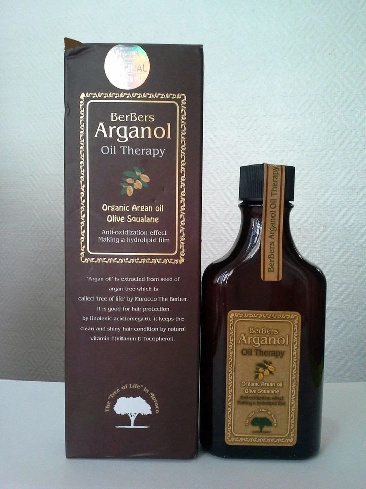 BERBERS ARGANOL OIL THERFAPY ORGANIC ARGAN OIL OLIVE SQUALANE 120ml - Image 1 of 1