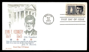 Mayfairstamps US FDC 1964 John F Kennedy White House First Day Cover aau_12401 - Picture 1 of 2