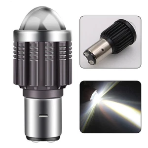 1*Universal H6 BA20D LED Motorcycle Headlight-Bulb Hi-Lo Beam High Power 12V - Picture 1 of 8