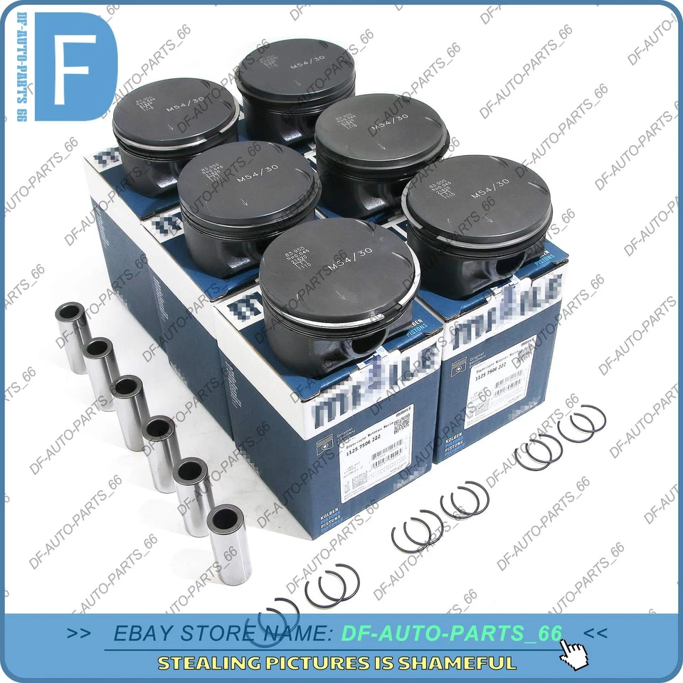 Juego de anillos de pistón OEM STD Φ84 mm para BMW 330Ci X3 X5 Z4 E36 E46 E85 M54B30 3,0 L Foto 1 de 4