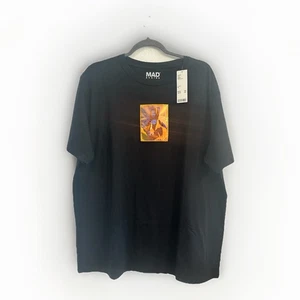 Urban Outfitters Herren T-Shirt schwarz Gr. XL Mona Lisa Grafik kurzarm - Bild 1 von 7