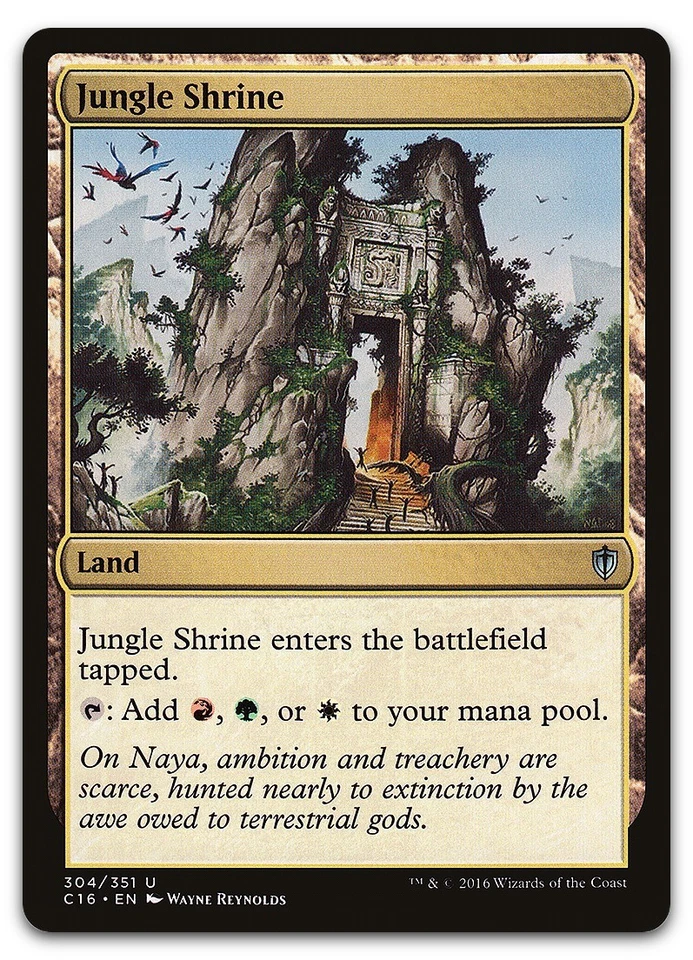 Jungle Shrine #304 (NM) Commander 2016 C16 Magic MTG - Image 1 of 1
