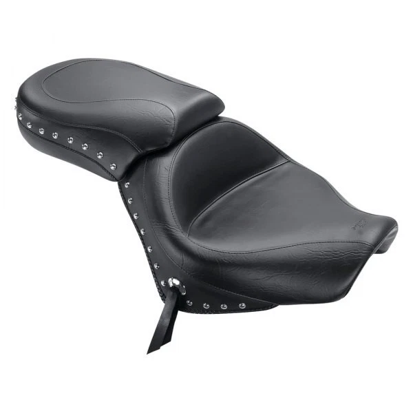 Asiento de turismo Mustang ancho con tachuelas 2 piezas 2004-2021 Honda Shadow Aero VT750 76520 Foto 1 de 1